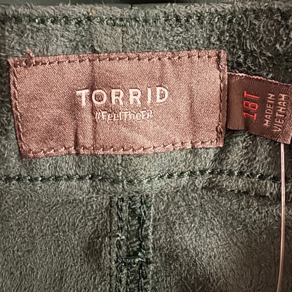 Torrid Perfect Skinny Faux Leather Pant 18T Women’s Botanical Garden Green - Picture 4 of 7